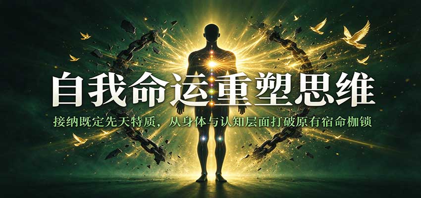 自我命运重塑思维：接纳既定先天特质，从身体与认知层面打破原有宿命枷锁-副业网