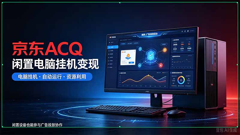 京东ACQ是什么？闲置电脑挂机采集项目拆解-副业网