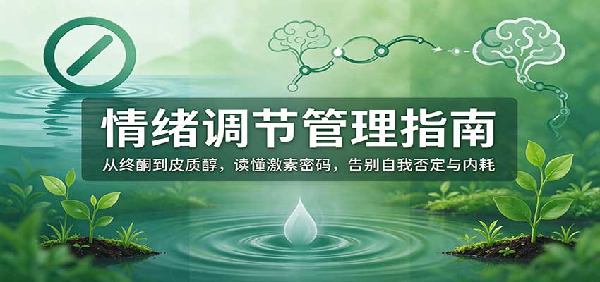 情绪调节管理指南：从睾酮到皮质醇，读懂激素密码，告别自我否定与内耗-副业网