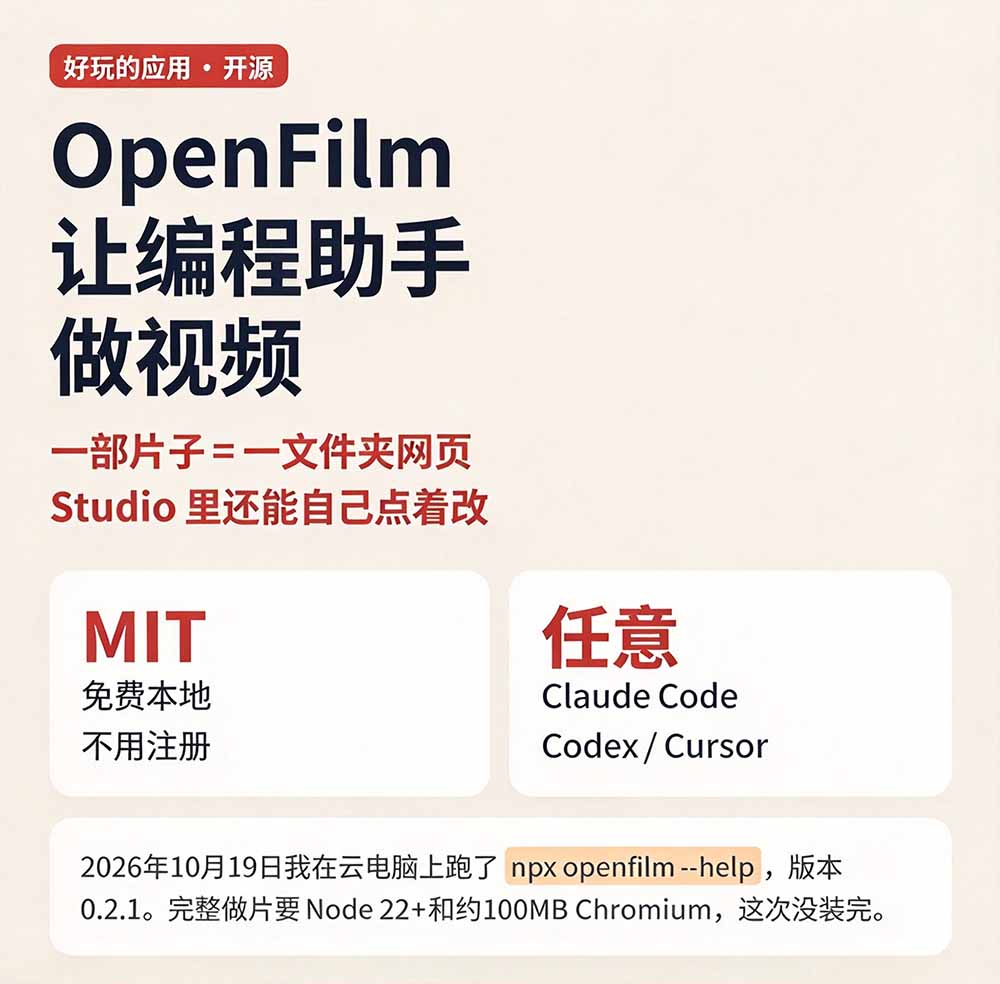 图片[3]-我跪下来了！不会剪辑也能做短视频宣传片？ AI 一键把素材变成完整视频，真是神奇，OpenFilm 超省事-副业网