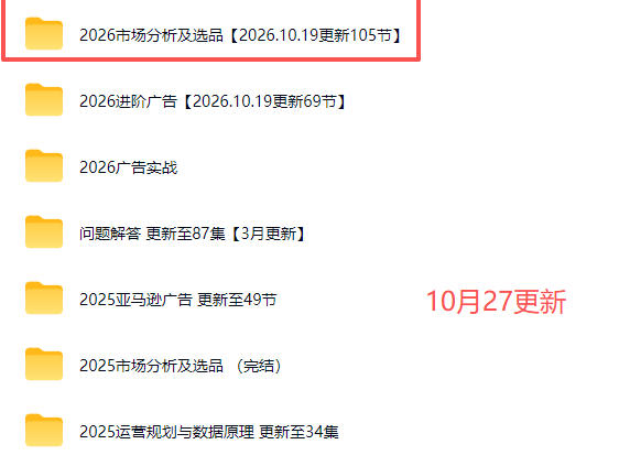 图片[3]-2026亚马逊跨境电商实战教程-更新1027，从市场分析、AI智能选品到广告投放、店铺运营及盈利增长全流程教学-副业网