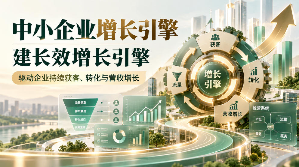 中小企业增长引擎,建长效增长引擎,驱动企业持续获客、转化与营收增长-副业网