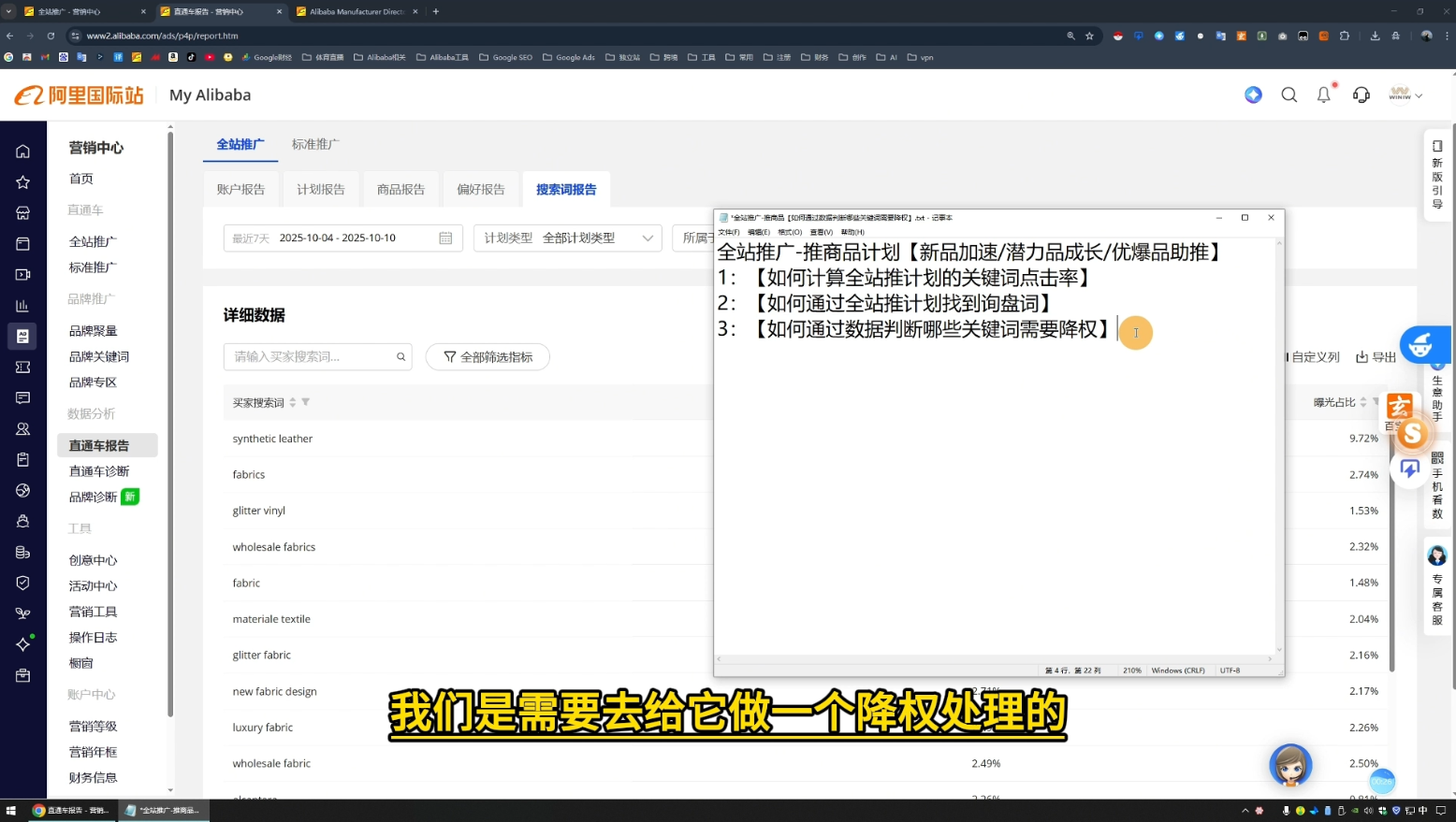 醒目老师·阿里国际站运营系列课(更新11月)-副业网